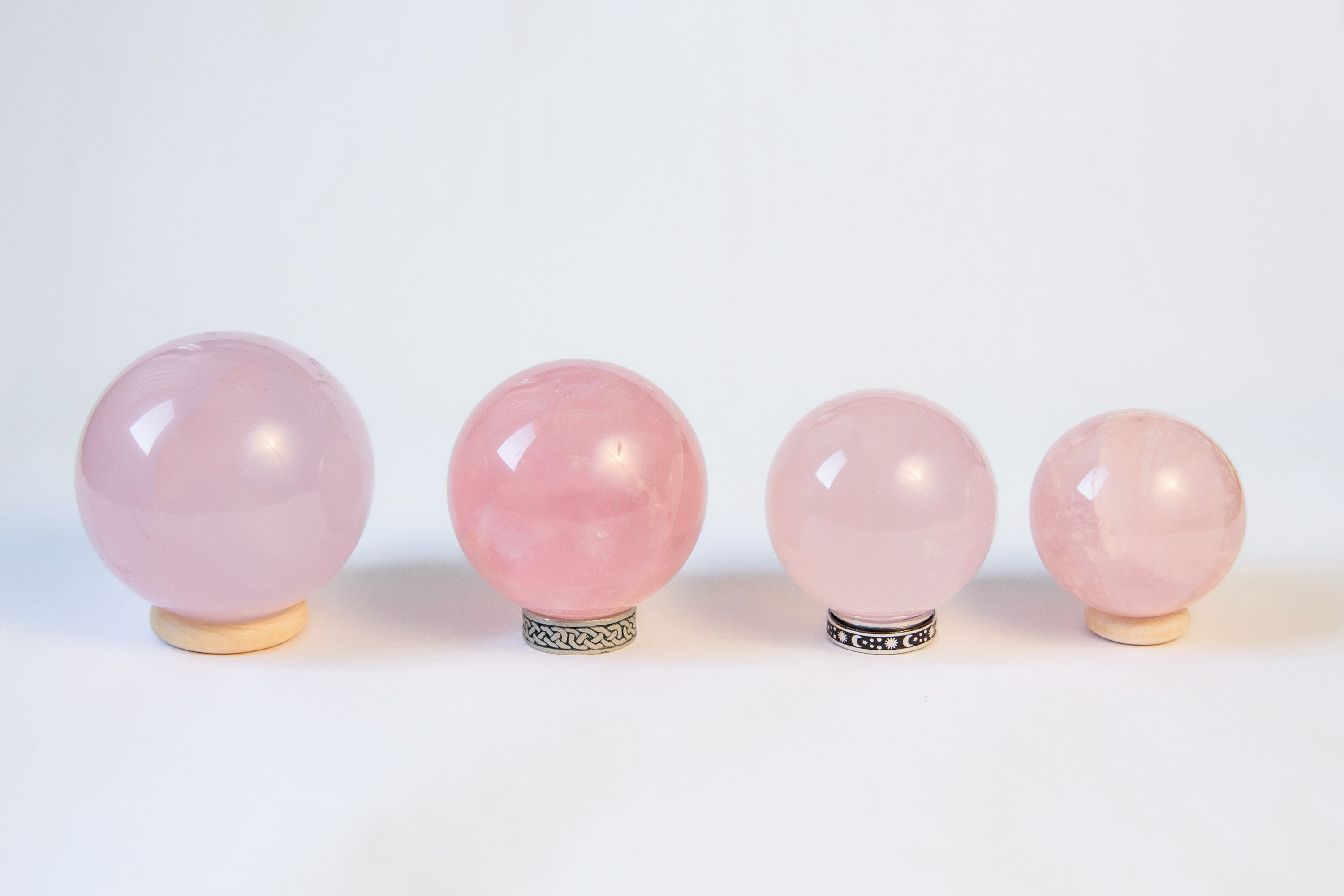 Rose Quartz Spheres