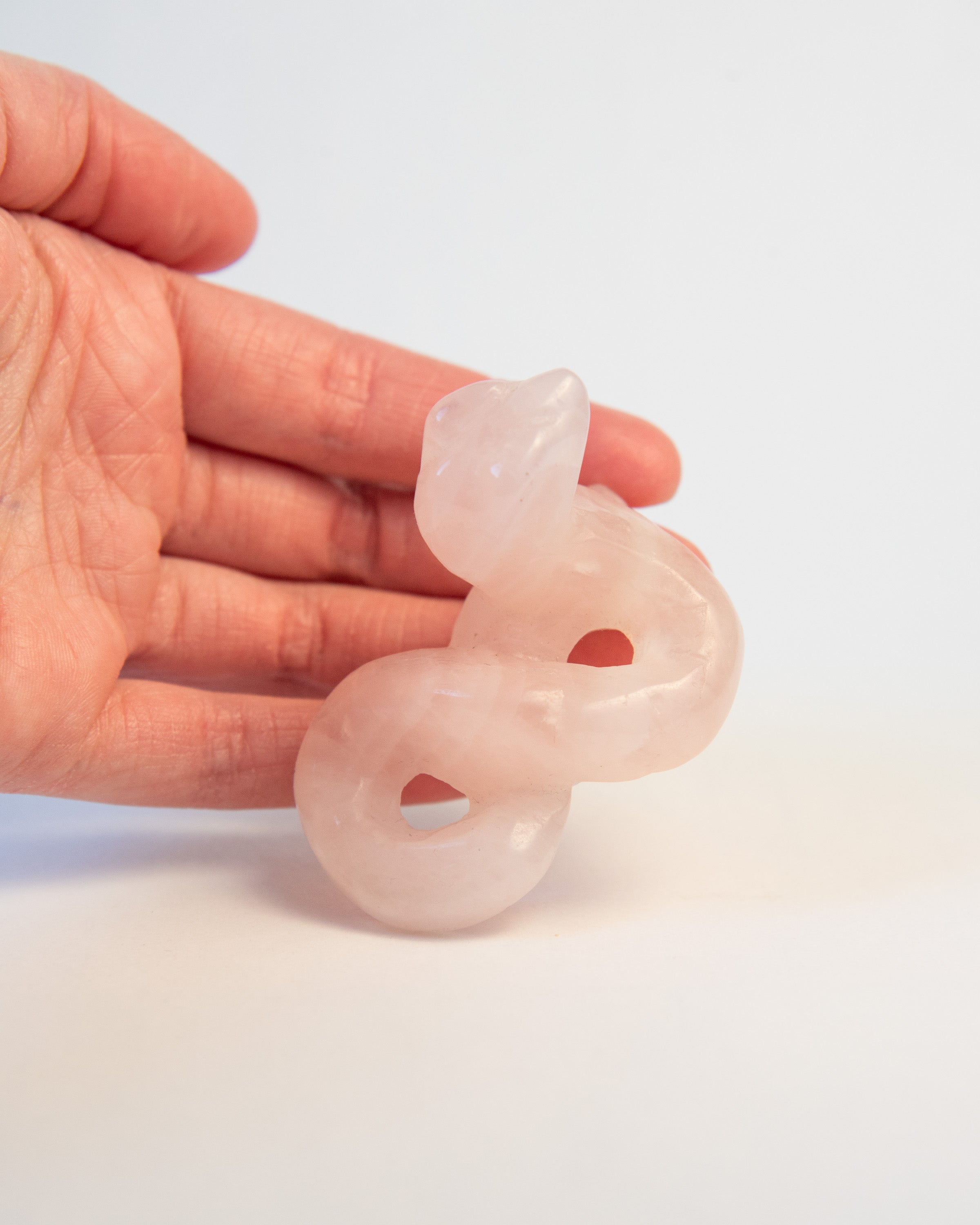 Rose Quartz Snake