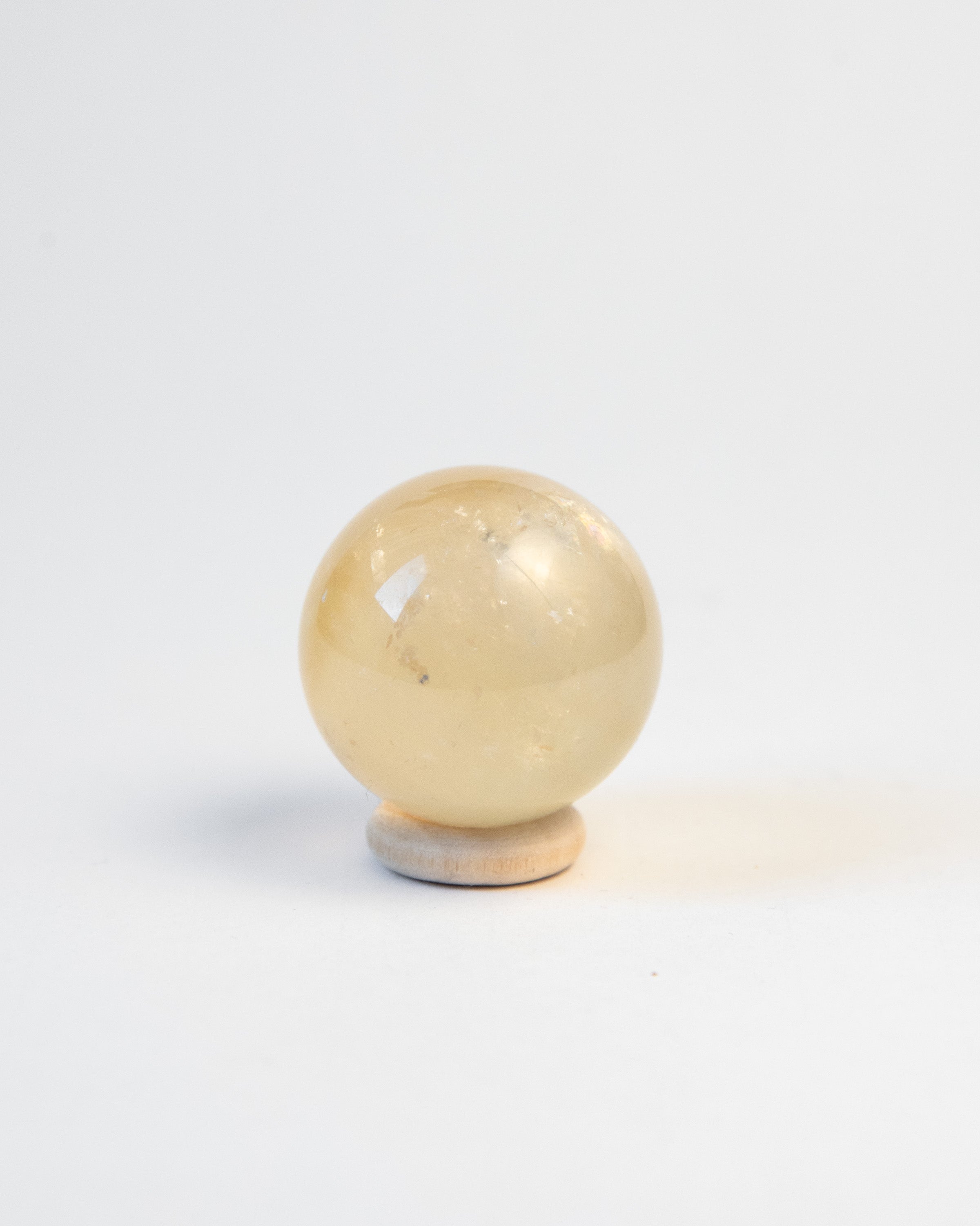 Honey Calcite Mini Sphere