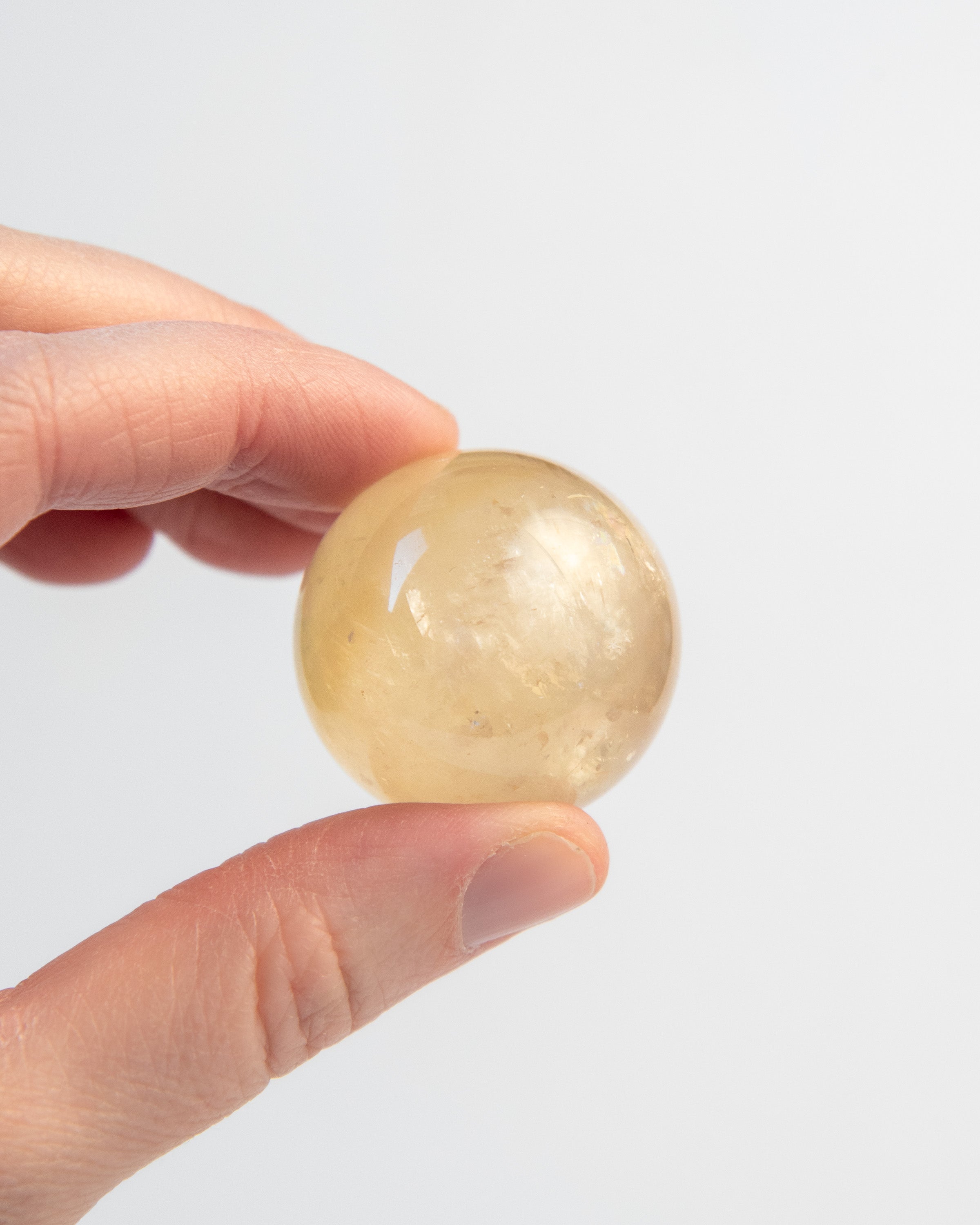 Honey Calcite Mini Sphere