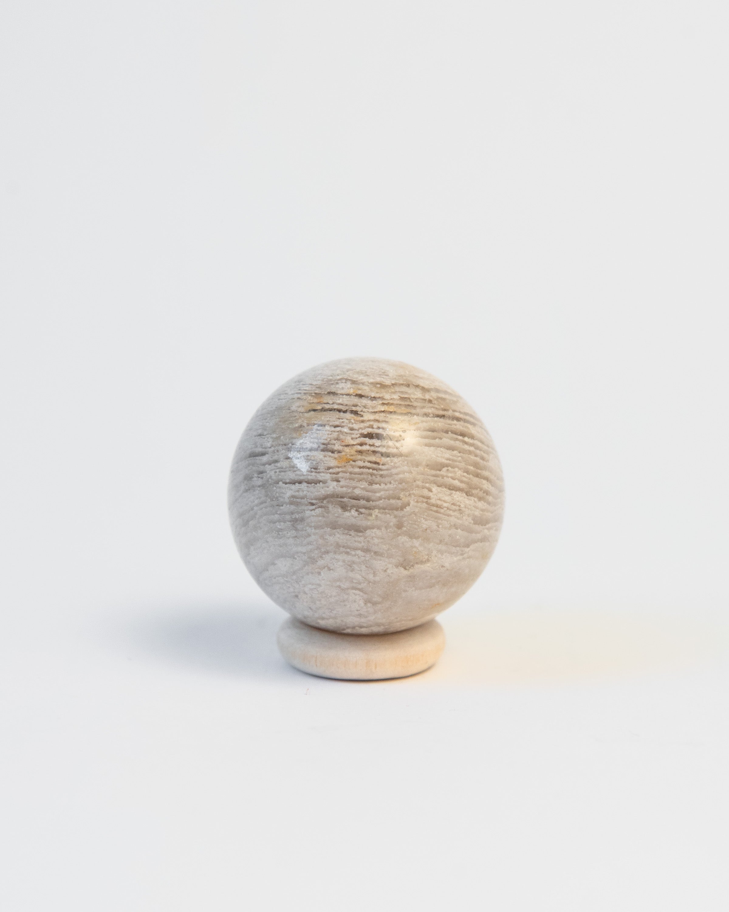 Thousand Layer Garden Quartz Mini Sphere