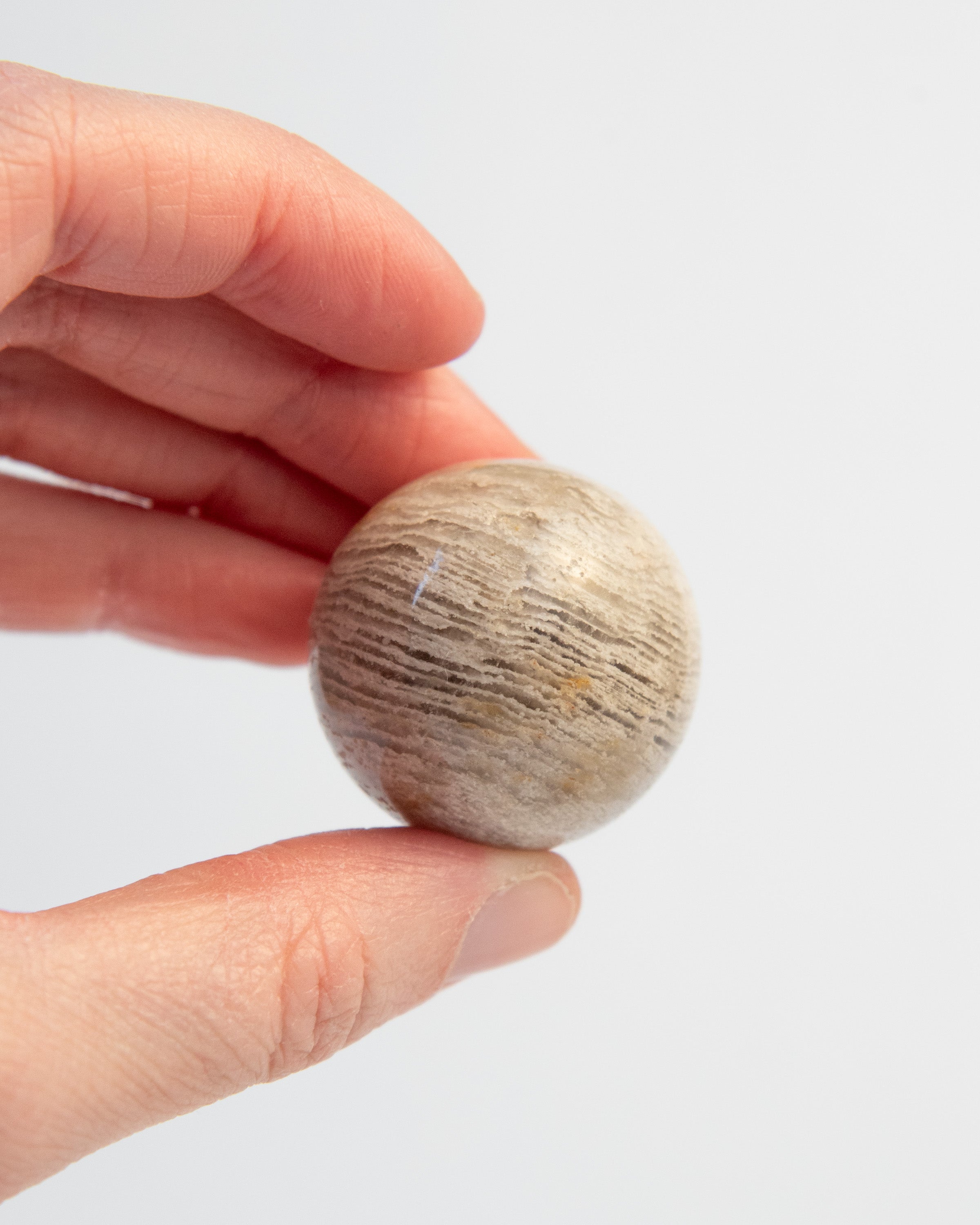 Thousand Layer Garden Quartz Mini Sphere