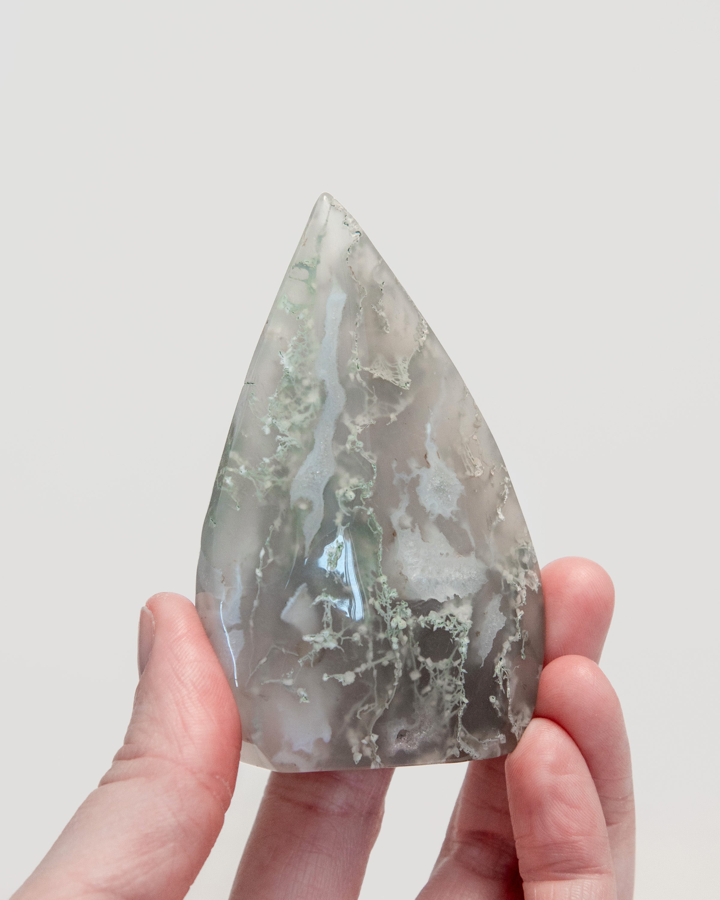 Moss Agate Sail Freeform