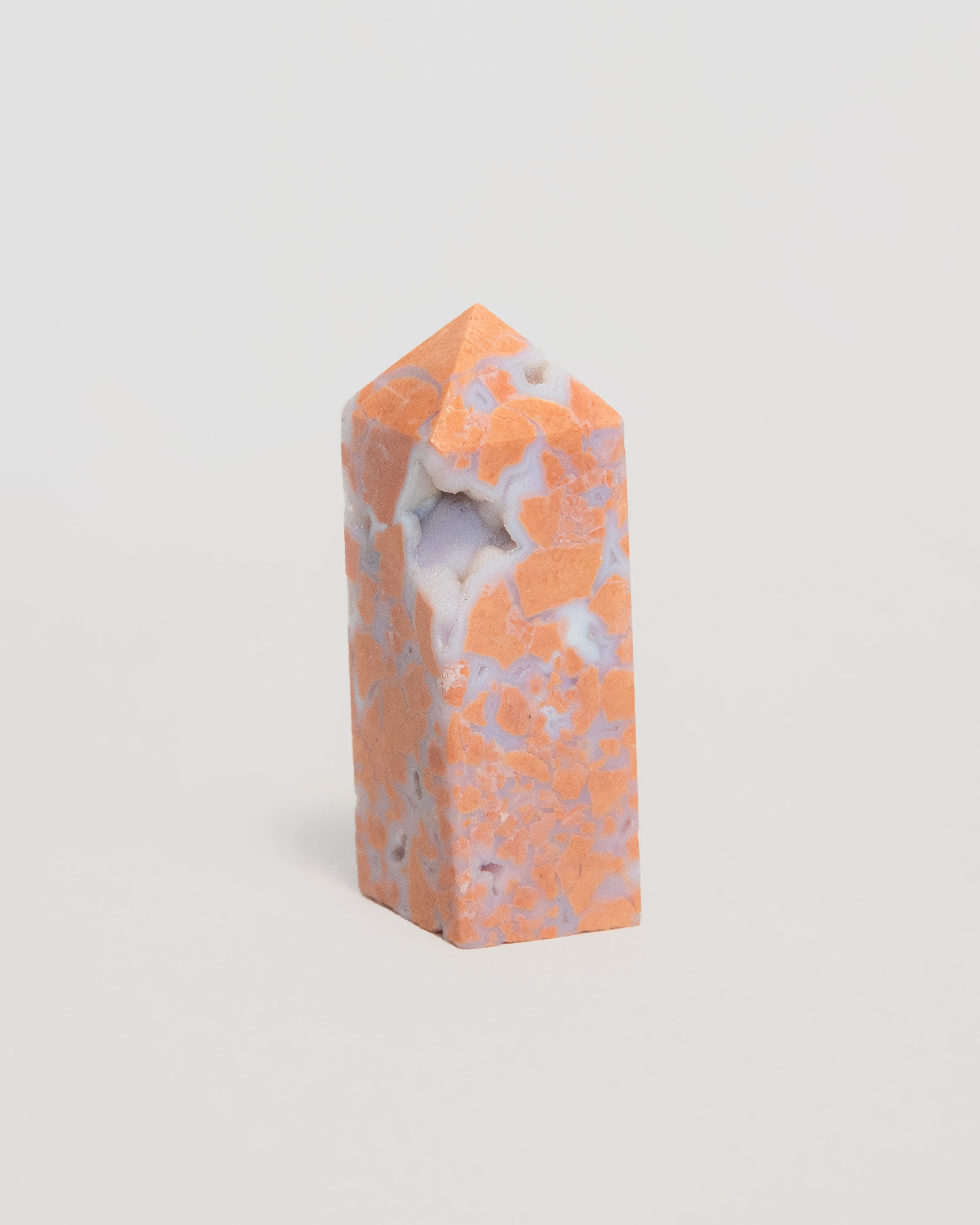 Cotton Candy Agate Tower