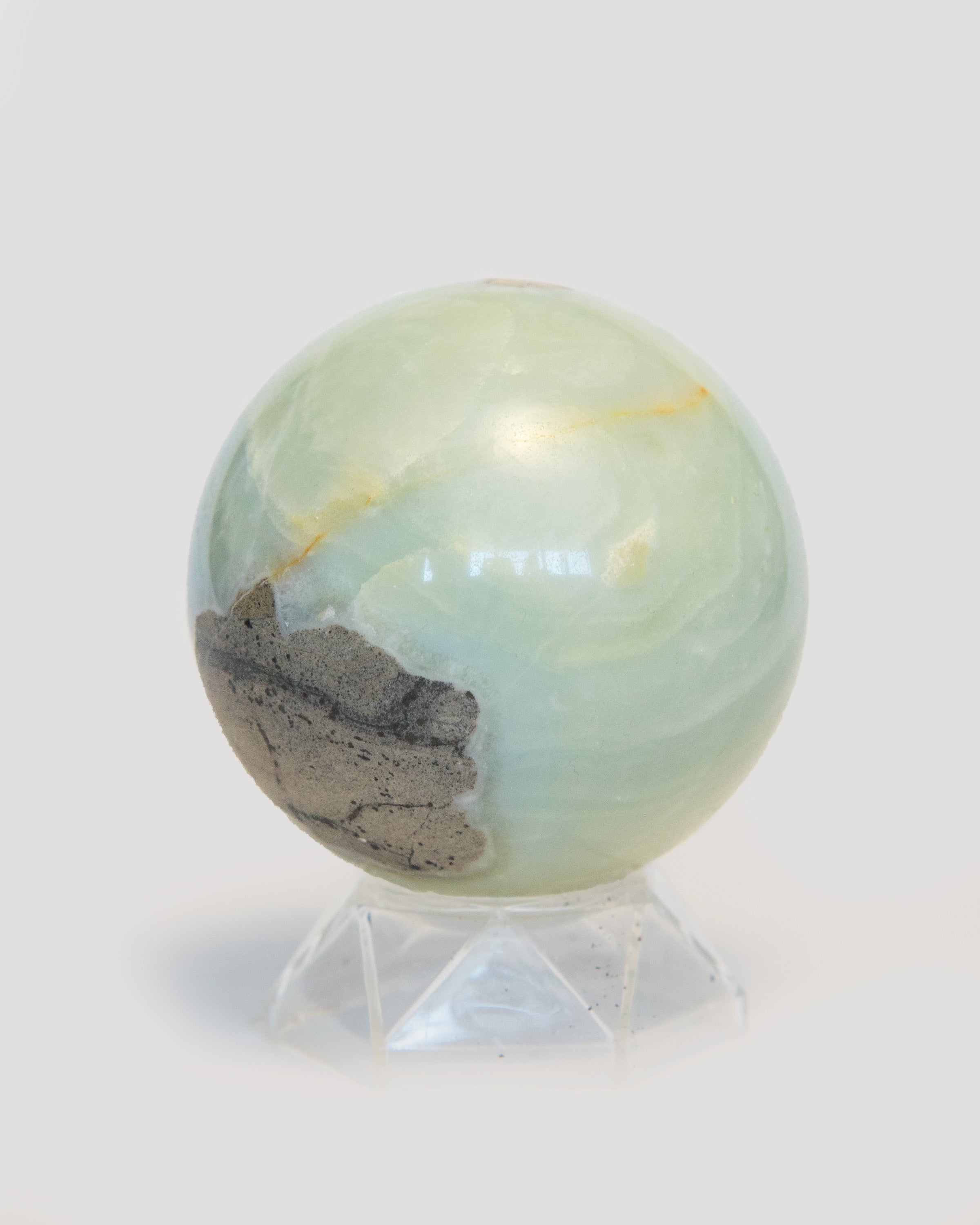 Green Onyx Sphere