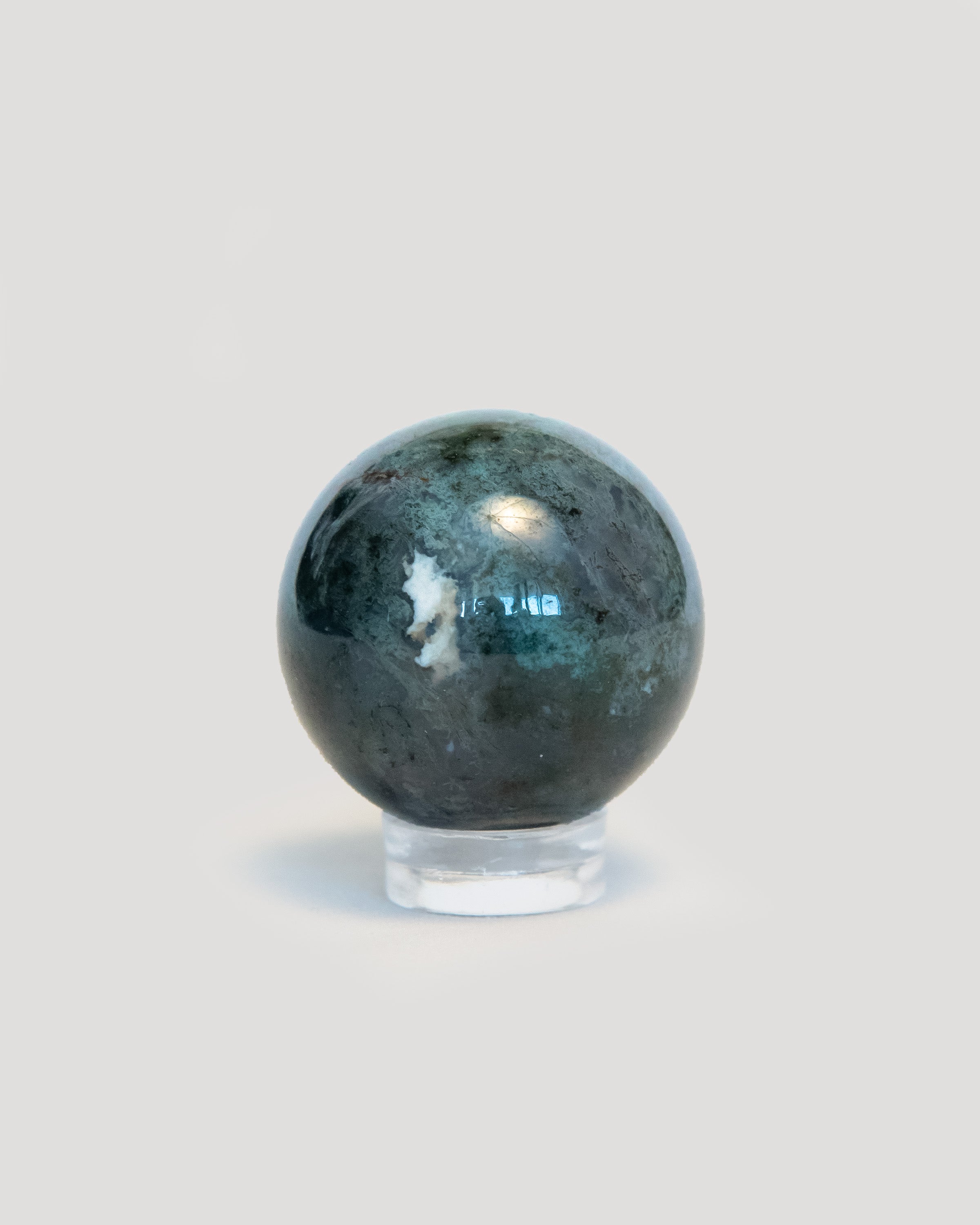Moss Agate Mini Sphere