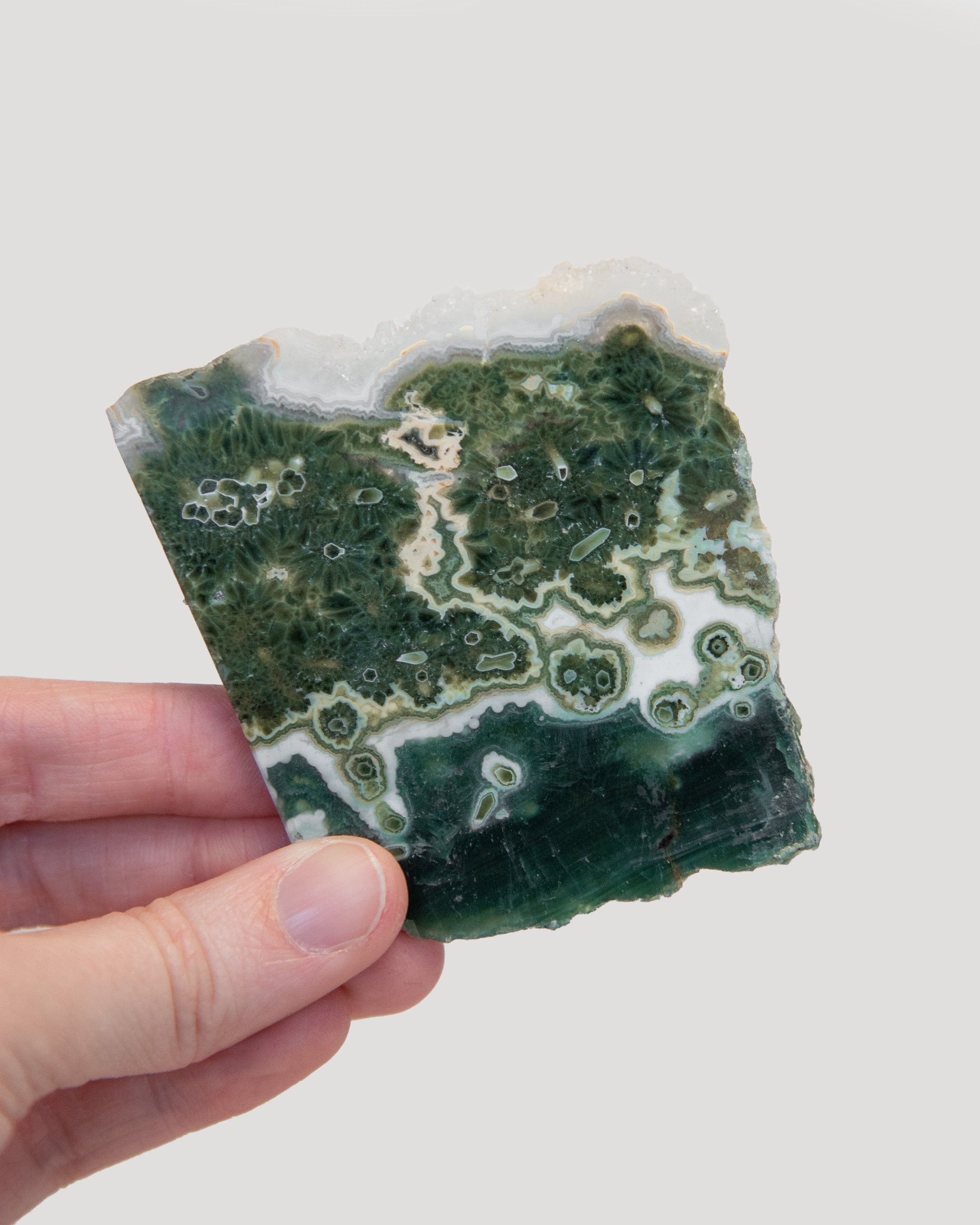 Moss Agate/Fluorite Slab