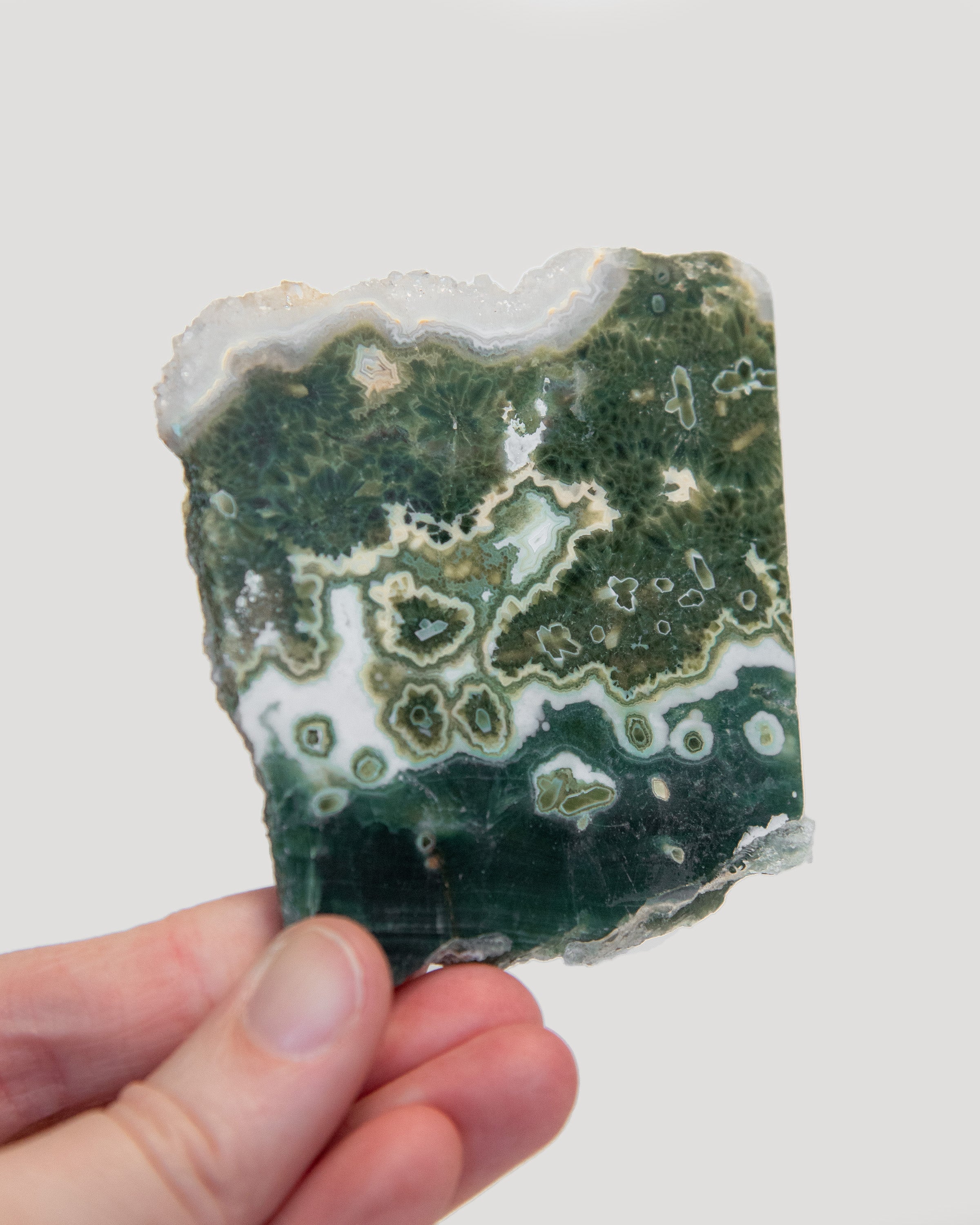 Moss Agate/Fluorite Slab