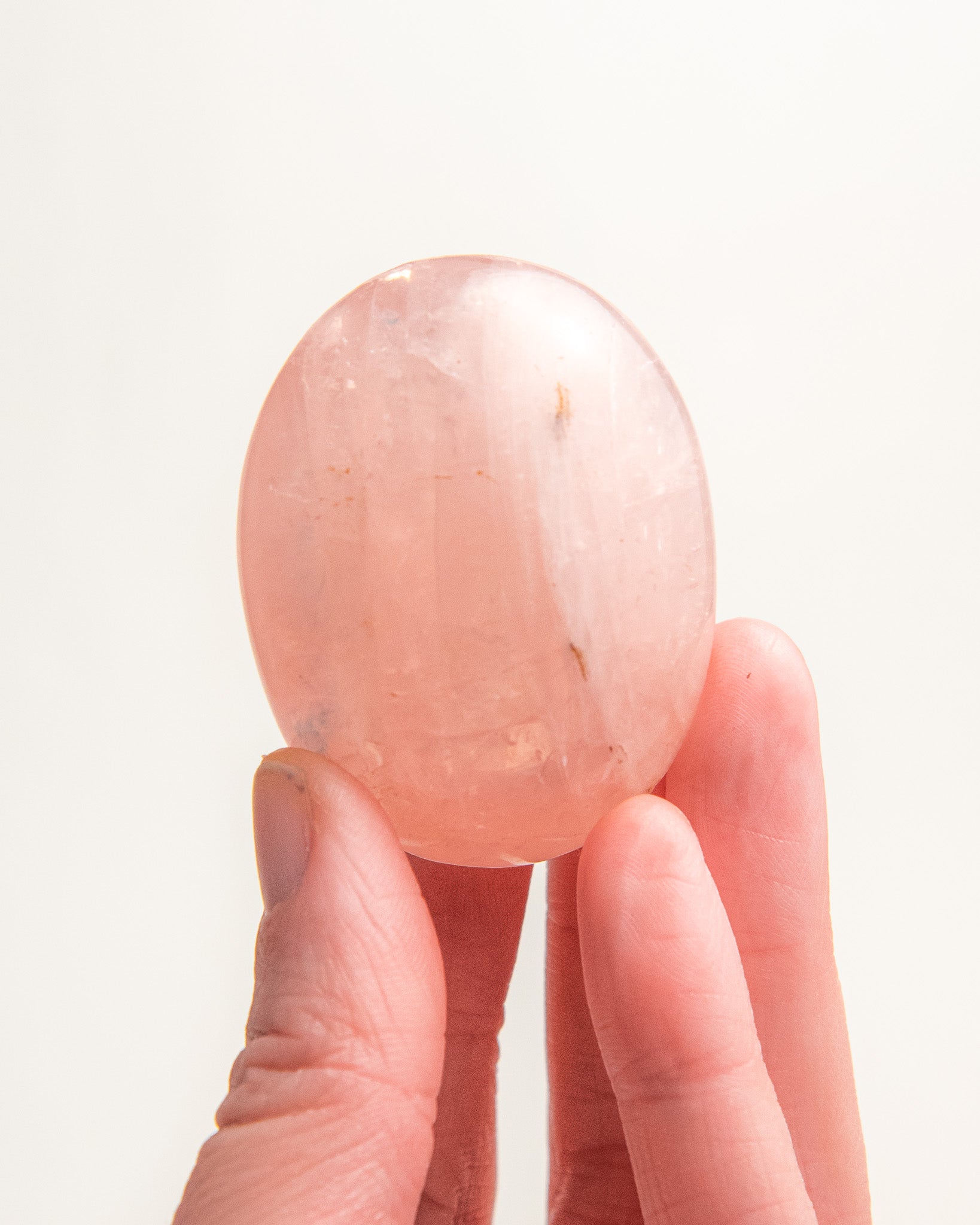Rose Quartz Palm Stones