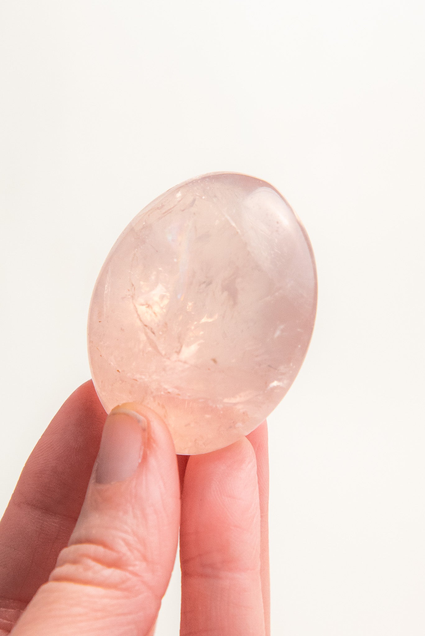 Rose Quartz Palm Stones