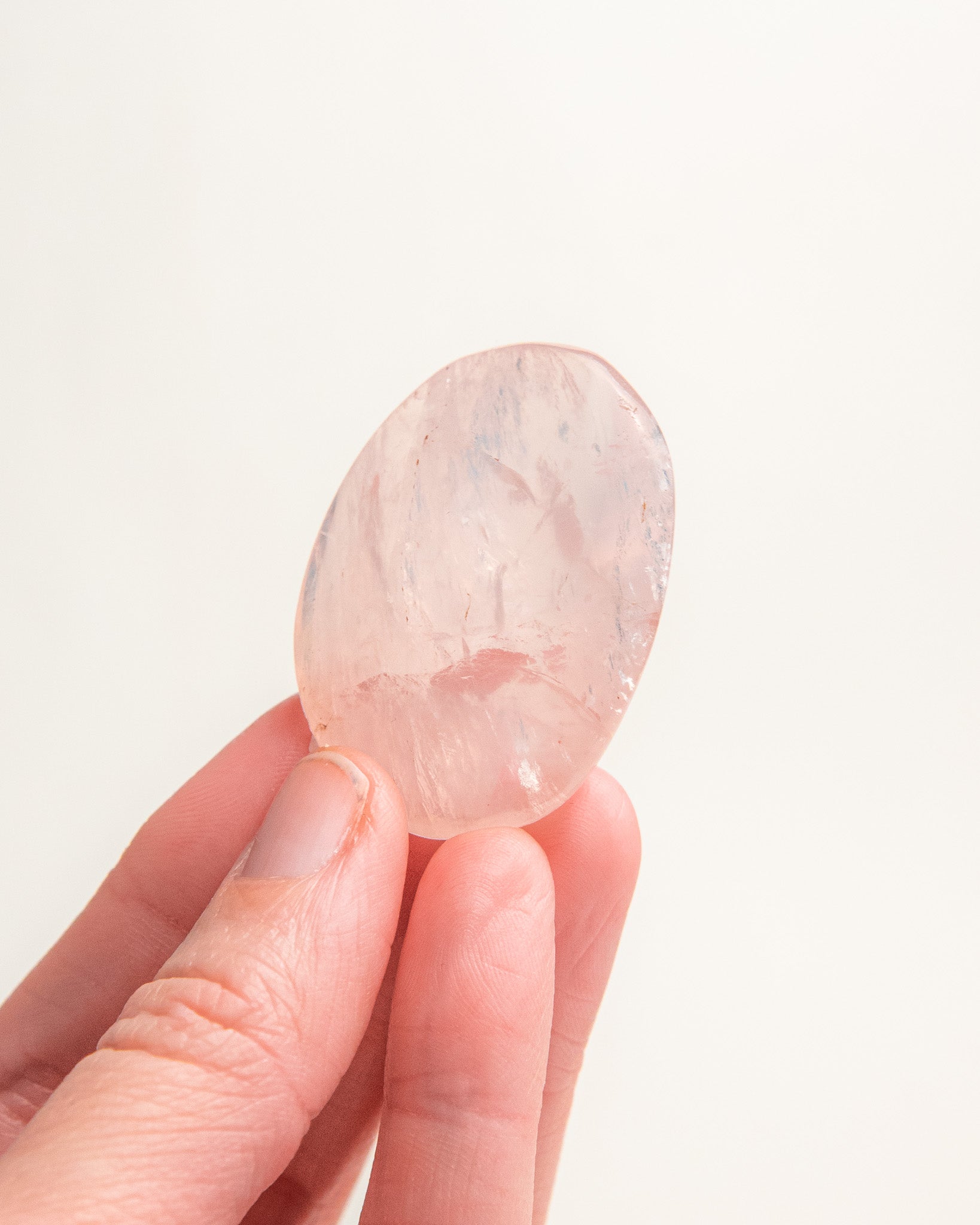 Rose Quartz Palm Stones